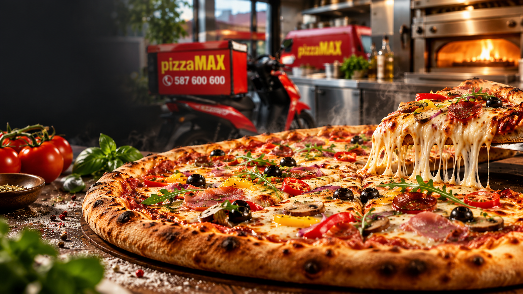Pizza Max — świeża pizza, profesjonalna kuchnia i dostawa